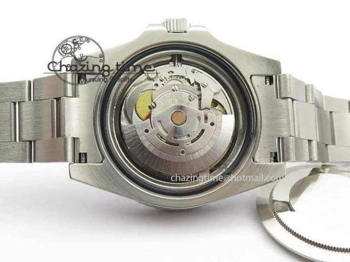 0524 Soft GMT-Master II 116759 SS Bp-Maker Black Ruby Crystal Diamond Dial On SS Bracelet A 3766